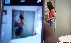 Teen Sis Caught Stealing Says Apologetic With Their way Pussy