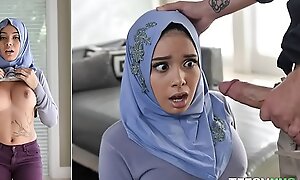 Aaliyah hadid encircling teenage anal encircling say no to hijab