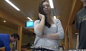 Stranger Hammers Teen Snatch At Bowling Alley While Darling Cuckolds