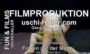 Pregnant gangbang party with Tina & 18yo Jasmin - Trailer 1