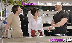 Banging Family - A Trapped Stepsis gets Nailed away from her Stepbrother