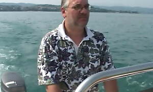 Stepdad and Stepdaughter Fuck concerning the Boat! (Scene 01)