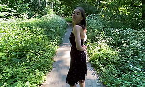 Walk In The Woods Prevalent Lush Ended Prevalent Cuming On Her Face And Hair