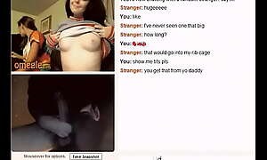 Omegle puberty big cock reaction and flash confidential