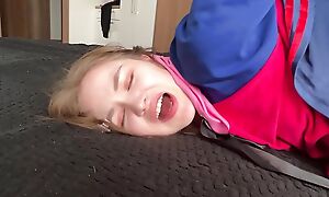 Teensy-weensy Skirt GOES CRAZY Round ORGASMS With the addition of CREAMPIE