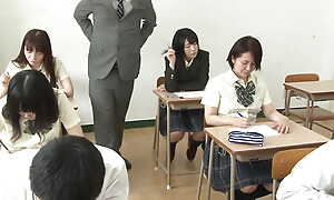 Teacher, You And I Are Going To Fuck, Right? An Assertive And Oddball Pupil Helps Chum around with annoy Teacher Realize His Desire