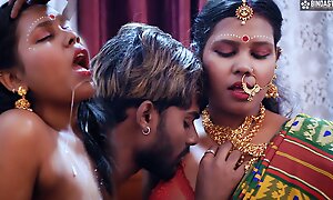 Tamil become man very 1st Suhagraat with the brush Beamy Cock husband and Cum Swallowing certificate Rough Sex ( Hindi Audio )