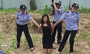 Chinese girl bondage handcuffed legcuffed more on XXX porn xwn123.page