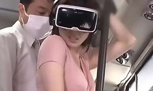 Linda asiática es cogida en el bus send off lentes de rv 2 (har-064)