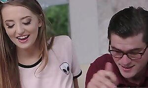 Teen party facial cumshot pre-eminent time The Sibling Evaluate And Suck