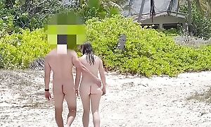 become man fucks a casual fit guy on nudist seashore after a long time spouse is recording, Slut become man procurement fucked on nudist seashore wits stranger,