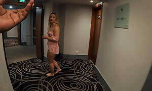 Heavy Ass Blonde French Teen Gets Fucked Hard By Her Hotel Neighbor For Dior Sneakers !!!