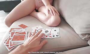 Stepsister Occupied Will not hear of Pussy in a Card Game