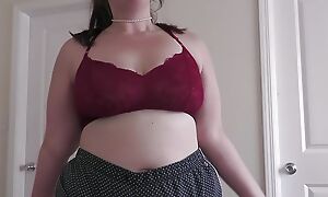 Teen BBW Gives You a JOI After Catching You with Your Load of shit Out