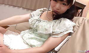 Cute Japanese Step Sister tricked up Leman and succeed in Pregnant with Creampie