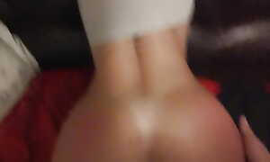 Beauty scarcely can close by chunky hard dick doggy style