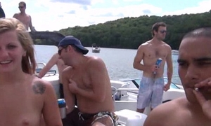 strippers with a gopro filming themselves naked partying primarily a lake