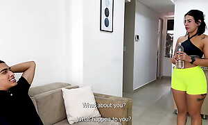 My stepbrother fucks my virgin exasperation and fills it less cum space fully my parents are not home! Kylei Ellish and Tommy