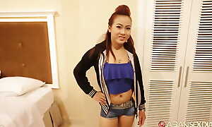 AsianSexDiary Beautiful Asian Teen Shows Up For Intense Coition