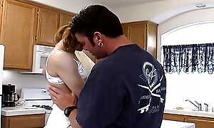 A very boobs babysitter got double penetrated