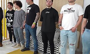 Chloe's Amazing Gangbang back 7 Men!! This Woman Covering Her Lack be worthwhile for Life Again