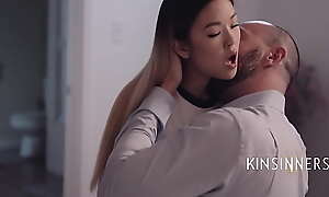 Teen Asian Step Daughter Makes With reference to Within reach hand Dad - Lulu Chu