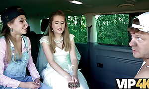 VIP4K. Sexy teen cully Una Fairy got saleable and showed her deep blowjob skills in the car