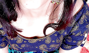 Priya Bhabhi performers clothes, fingering, orgasm with hindi audio