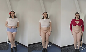 Your new roommate bottomless nudist showing you new tops