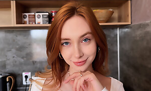 Young stepmother seduced her stepson and got a changeless fuck!