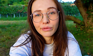 ALONE? Extensively overhead the fields i presnet my huge labia teen pussy added to clit