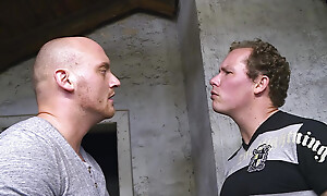 Janitor Egon Kowalski and His Friends Fuck the New Tenants and Also Prize Getting a Blowjob