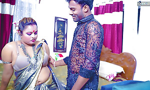 Horny BBW Milf wants yon fuck and suck Beefy Horseshit of her Servant when Not any One matey ( HIndi Audio )
