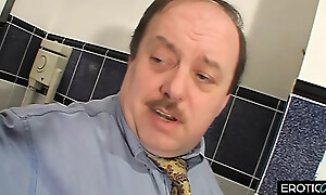 Uncle watches his niece mad about