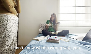 Two College Women Fuck Unchanging in the Room
