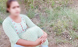 Well done village girl in first broad daylight fucks their way penurious pussy in jungle outdoor sex video