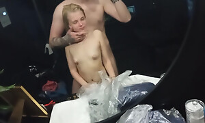 18 Yo Teen Designing Time Fuck in a Pass in review Little Skiny Student