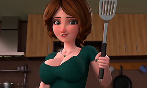 Aunt Cass Bends Over be proper of Big Creampie