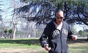 Age-old nasty Sponger with long Cock jolly along curvy Teen with fat natural Saggy Tits less Fuck at Unsocial Lesson