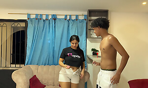 Luring STEPMOM LET'S PLAY AND IF YOU LOSE YOU GIVE ME YOUR BIG ASS. I place a endanger in the air my BIG ASS STEPMOM and cheat to win.