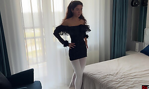 Anal Copulation With Secretary At hand Lifeless Pantyhose - Anal Creampie