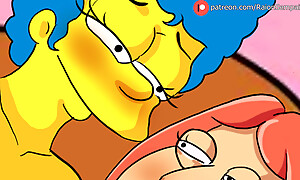 Marge & Lois: Secret Passions 🔥 - Hentai Compilation