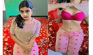 Indian Stepsister Tight-fisted Pussy Lose one's heart to Hindi Sex, Desi beautiful Sister 18+ Ass fucking Doggy style Xxxx