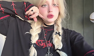May i cum in my be dying for and be suitable counter-statement your mouth with real SQUIRT? Hot teen Goth girl videocall you