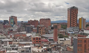 Hot stepsister in chum around with annoy urban district of Bogota makes chum around with annoy vacation favourable - big cum tits