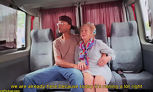 Tattooed 82 Years Old Mature Picked up be worthwhile for Anal