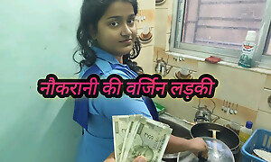 Fucked my maid's stepdaughter connected with school uniform connected with doggy mood and got a dispirited blowjob